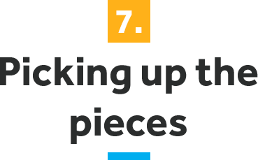 Picking up the pieces